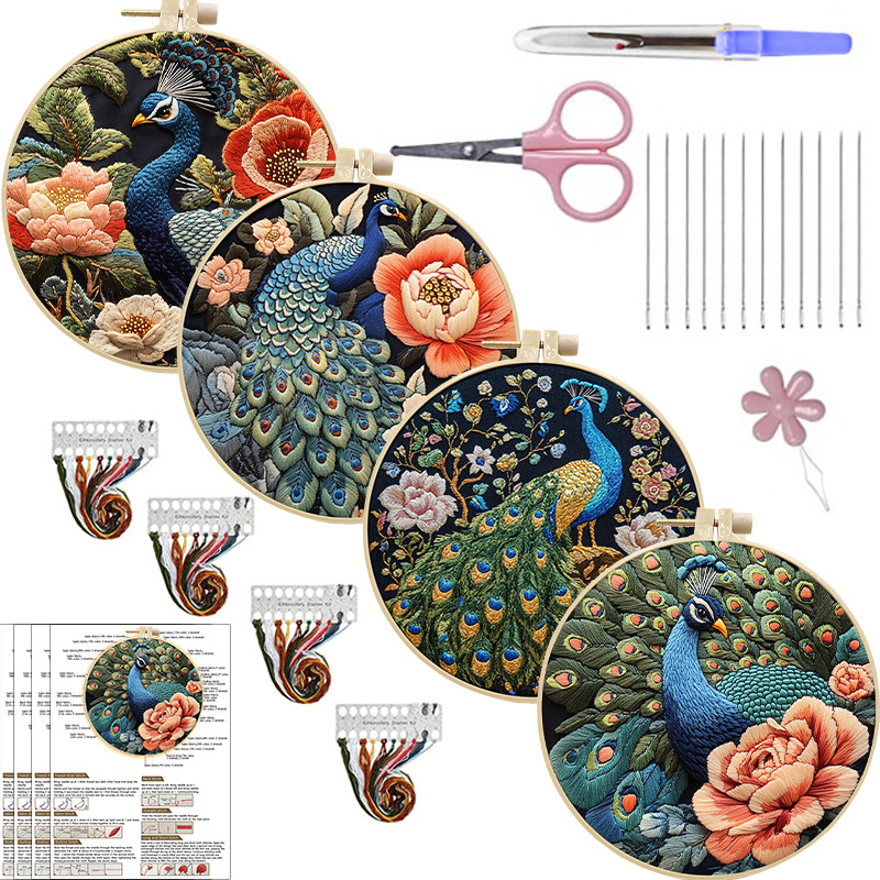 Peacock Elegance — 4-Kit Set