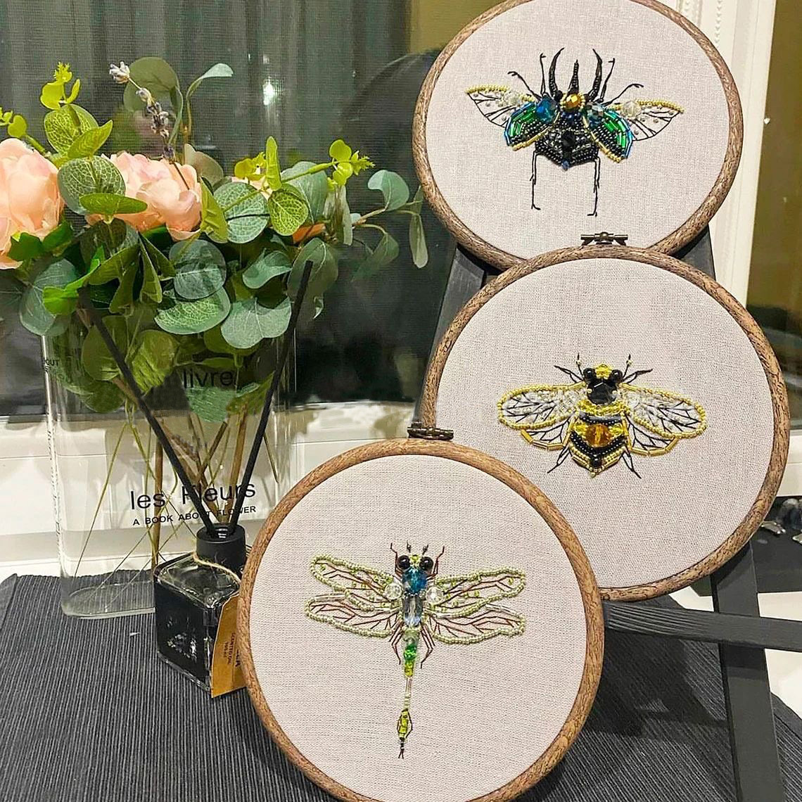Bead Embroidery Insects — Starter Kit