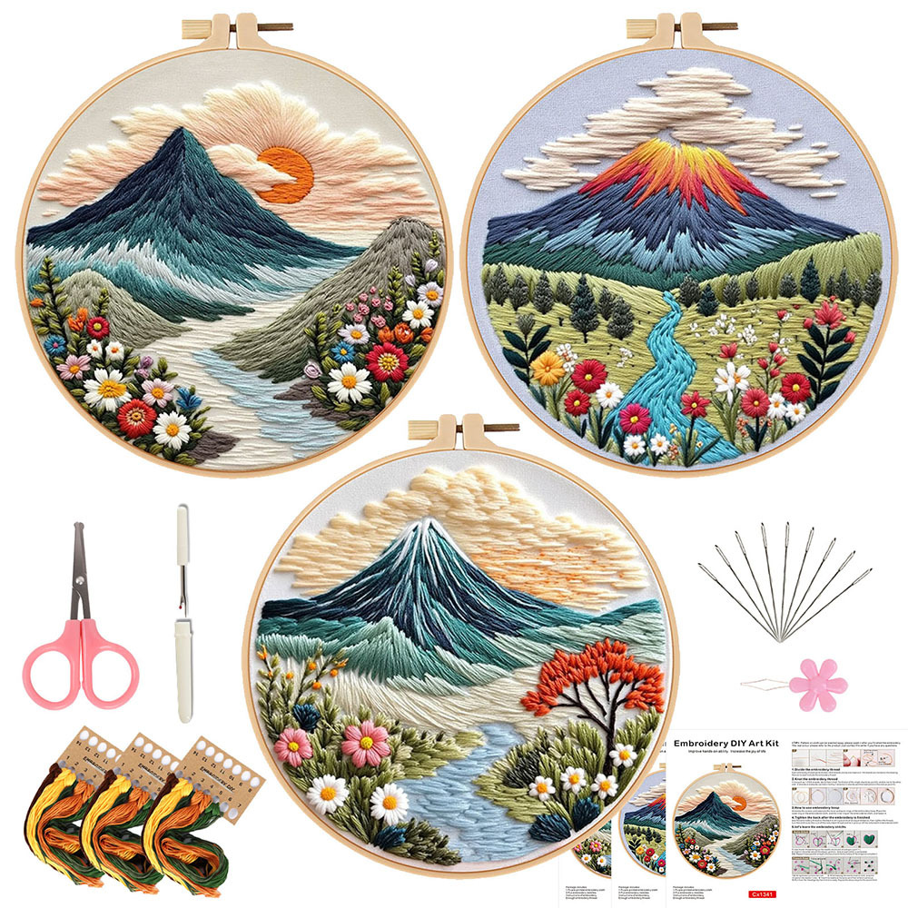 Mountain & Lake Landscapes — 3-Kit Bundle